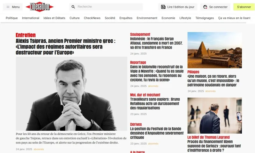Τσίπρας: Κίνδυνος αυταρχικών τάσεων στην Ευρώπη, προειδοποιεί στην Liberation 1 Τσίπρας στη Liberation: Η επίδραση των αυταρχικών καθεστώτων θα είναι καταστροφική για την Ευρώπη